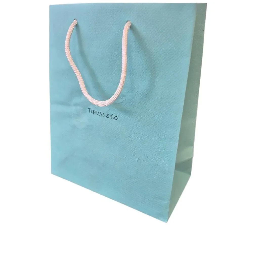 Tiffany bag, Tiffany ribbon, authentic Tiffany, gift packaging, luxury paper bag